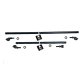 Wrangler 1 Ton Steering Kit With Flip Black Aluminum For 07-18 Wrangler JK Apex Chassis
